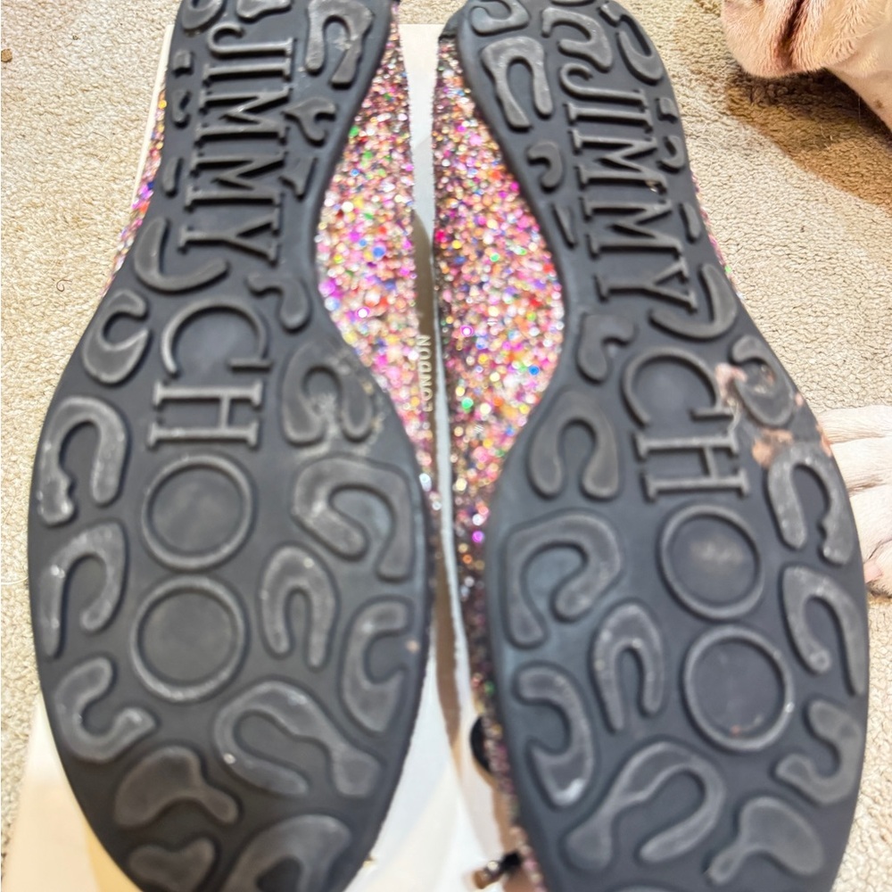 Jimmy Choo Multi Colored Flats. Size 38. - image 5